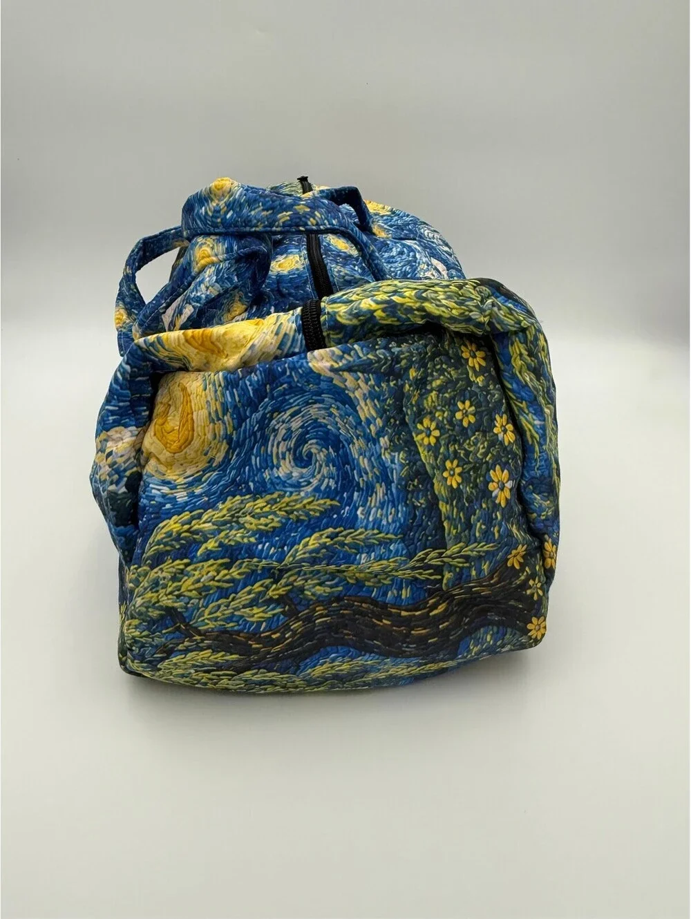 Cute Character Quilted Duffle Bags - Van Gogh Starry Night